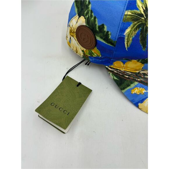 Unisex Gucci, Hawaii print baseball cap size small adjustable made in Italy main image 11